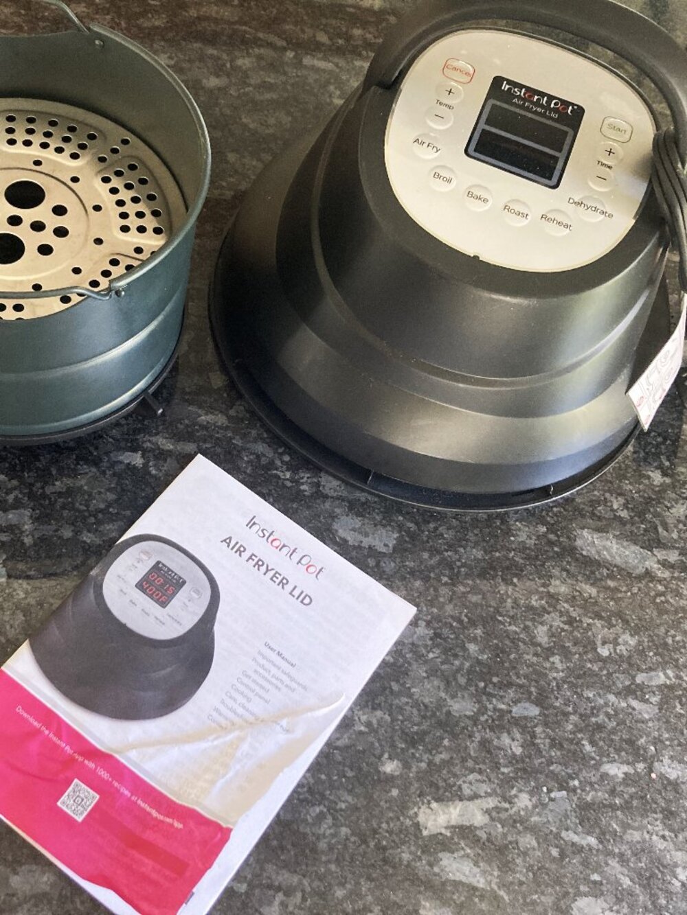 Air Fryer Lid for 6 Quart Instant Pot * barely used *